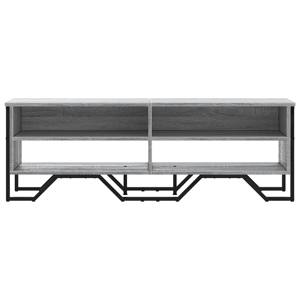 vidaXL TV Cabinet 122x34x41 cm Engineered Wood Black