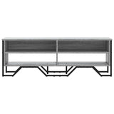 vidaXL TV Cabinet 122x34x41 cm Engineered Wood Black
