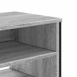 vidaXL TV Cabinet 122x34x41 cm Engineered Wood Black
