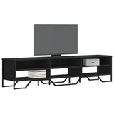 vidaXL TV Cabinet 122x34x41 cm Engineered Wood Black