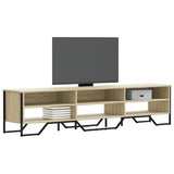 vidaXL TV Cabinet 122x34x41 cm Engineered Wood Black