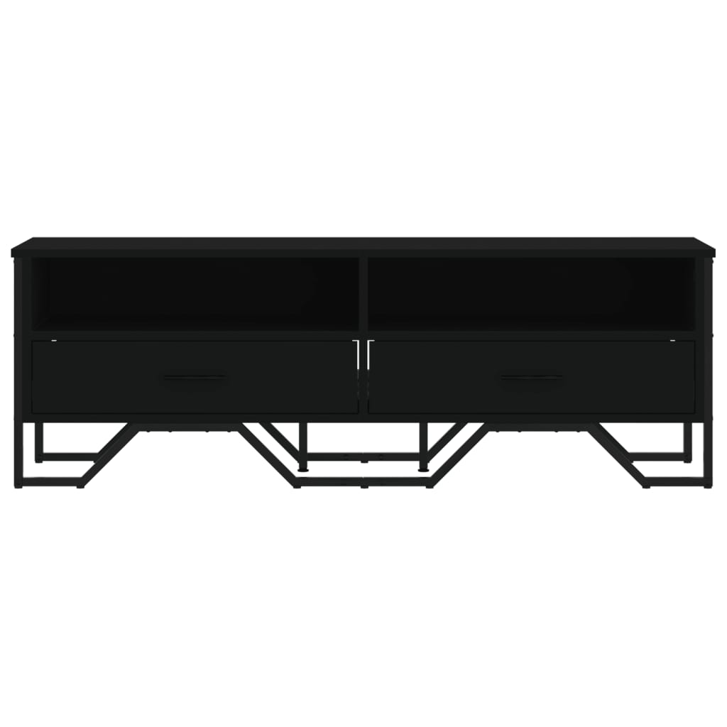 vidaXL Tv-meubel 122x34x41 cm bewerkt hout zwart