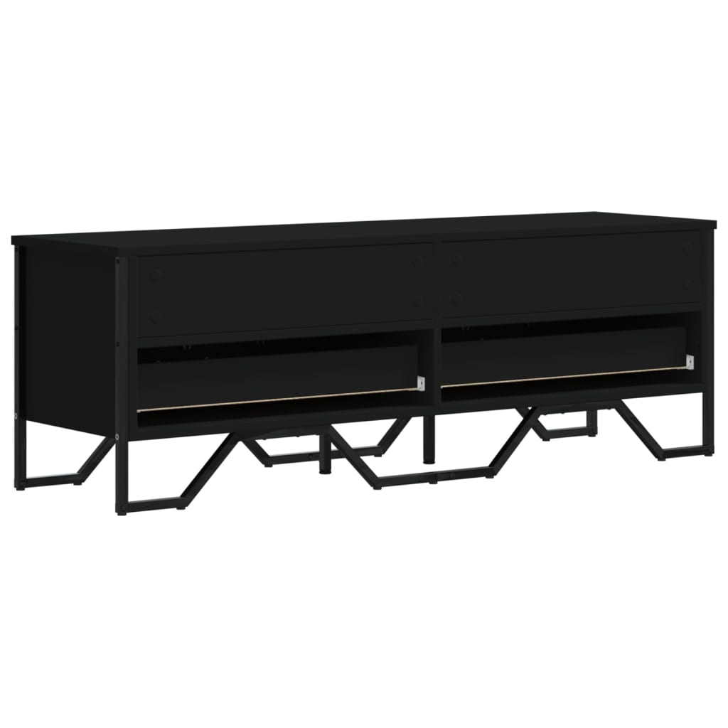 vidaXL Tv-meubel 122x34x41 cm bewerkt hout zwart
