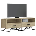 vidaXL Tv-meubel 122x34x41 cm bewerkt hout zwart
