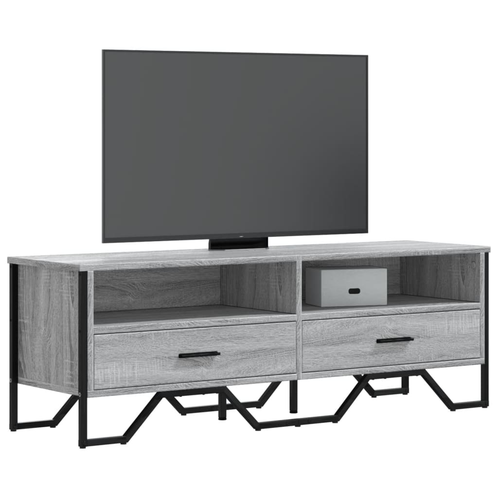 vidaXL Tv-meubel 122x34x41 cm bewerkt hout zwart