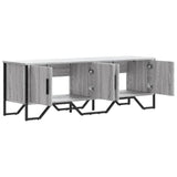 vidaXL Tv-meubel 122x34x41 cm bewerkt hout zwart