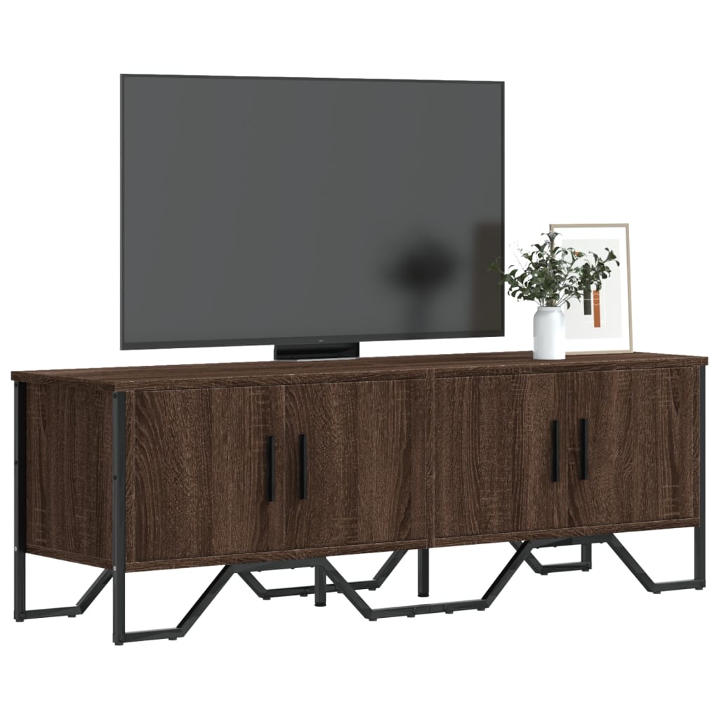 vidaXL Tv-meubel 122x34x41 cm bewerkt hout zwart