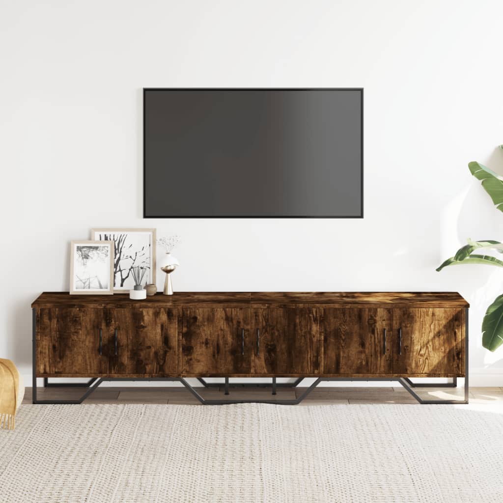 vidaXL Tv-meubel 180x34x41 cm bewerkt hout sonoma eikenkleurig