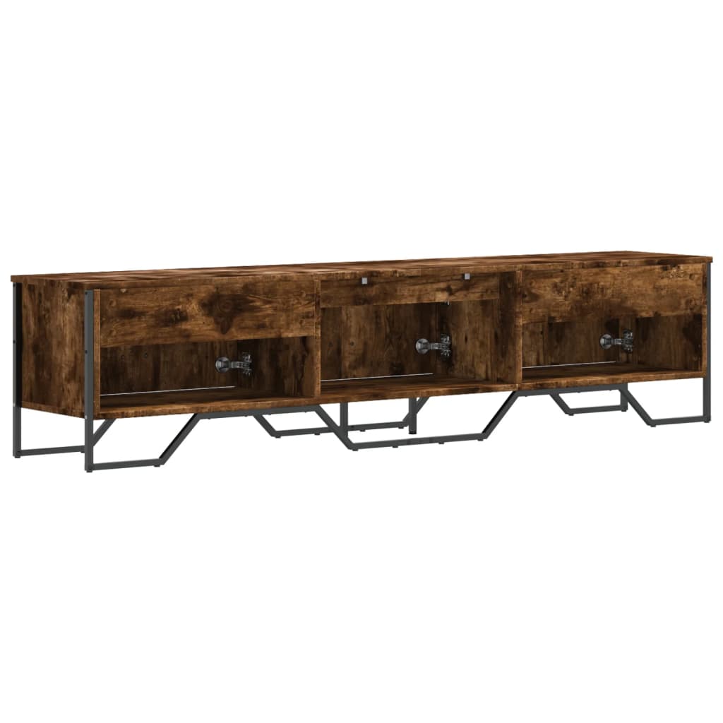 vidaXL Tv-meubel 180x34x41 cm bewerkt hout sonoma eikenkleurig