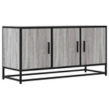 vidaXL Tv-meubel 100x35x50 cm bewerkt hout en metaal zwart
