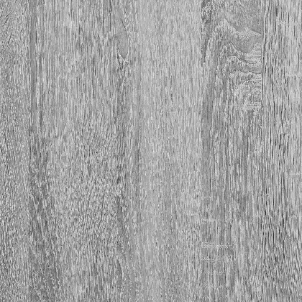 vidaXL Tv-meubel 100x35x50 cm bewerkt hout en metaal zwart