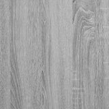 vidaXL Tv-meubel 100x35x50 cm bewerkt hout en metaal zwart