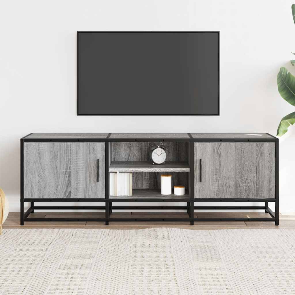 vidaXL Tv-meubel 180x35x41 cm bewerkt hout sonoma eikenkleurig