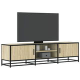 vidaXL Tv-meubel 180x35x41 cm bewerkt hout sonoma eikenkleurig