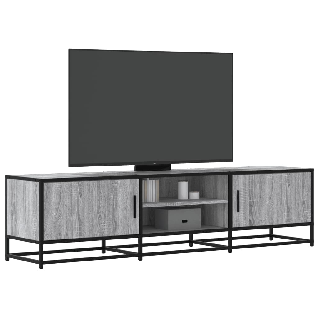 vidaXL Tv-meubel 180x35x41 cm bewerkt hout sonoma eikenkleurig