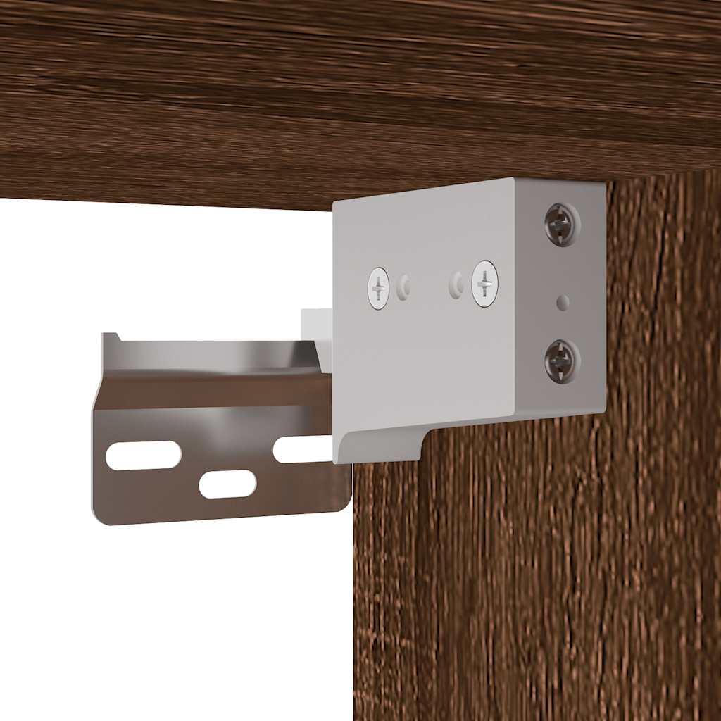 vidaXL Tv-meubel 60x31x39,5 cm bewerkt hout en metaal zwart