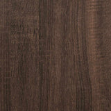 vidaXL Tv-meubel 60x31x39,5 cm bewerkt hout en metaal zwart