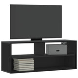 vidaXL Tv-meubel 60x31x39,5 cm bewerkt hout en metaal zwart