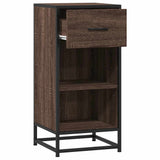 vidaXL Sideboard 35.5x35x76 cm engineered wood and metal black