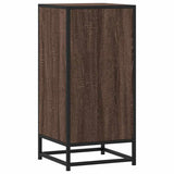vidaXL Sideboard 35.5x35x76 cm engineered wood and metal black