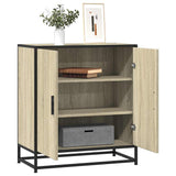 vidaXL Sideboard 68x35x76 cm engineered wood and metal Sonoma oak colour