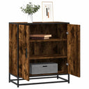 vidaXL Sideboard 68x35x76 cm engineered wood and metal Sonoma oak colour