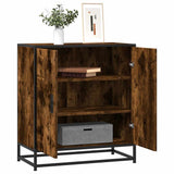 vidaXL Sideboard 68x35x76 cm engineered wood and metal Sonoma oak colour