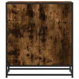 vidaXL Sideboard 68x35x76 cm engineered wood and metal Sonoma oak colour
