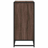 vidaXL Dressoir 68x35x76 cm bewerkt hout bruin eikenkleur