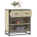 vidaXL Sideboard 68x35x76 cm engineered wood black