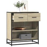 vidaXL Sideboard 68x35x76 cm engineered wood black