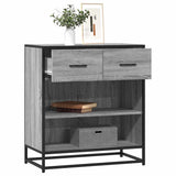 vidaXL Sideboard 68x35x76 cm engineered wood black