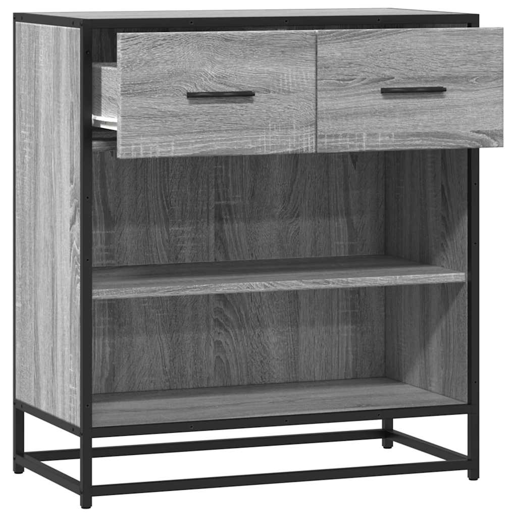 vidaXL Sideboard 68x35x76 cm engineered wood black