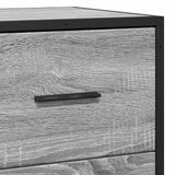 vidaXL Sideboard 68x35x76 cm engineered wood black
