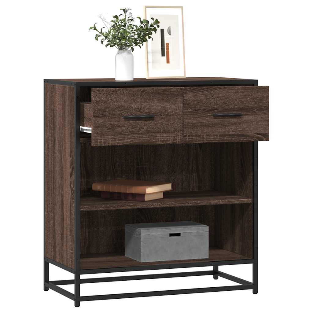 vidaXL Sideboard 68x35x76 cm engineered wood black