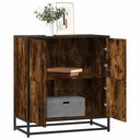 vidaXL Dressoir 68x35x76 cm bewerkt hout zwart