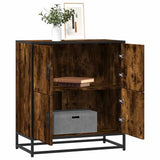 vidaXL Dressoir 68x35x76 cm bewerkt hout zwart
