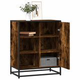 vidaXL Dressoir 62x35x76 cm bewerkt hout zwart