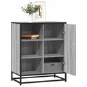 vidaXL Dressoir 62x35x76 cm bewerkt hout zwart