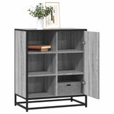 vidaXL Dressoir 62x35x76 cm bewerkt hout zwart