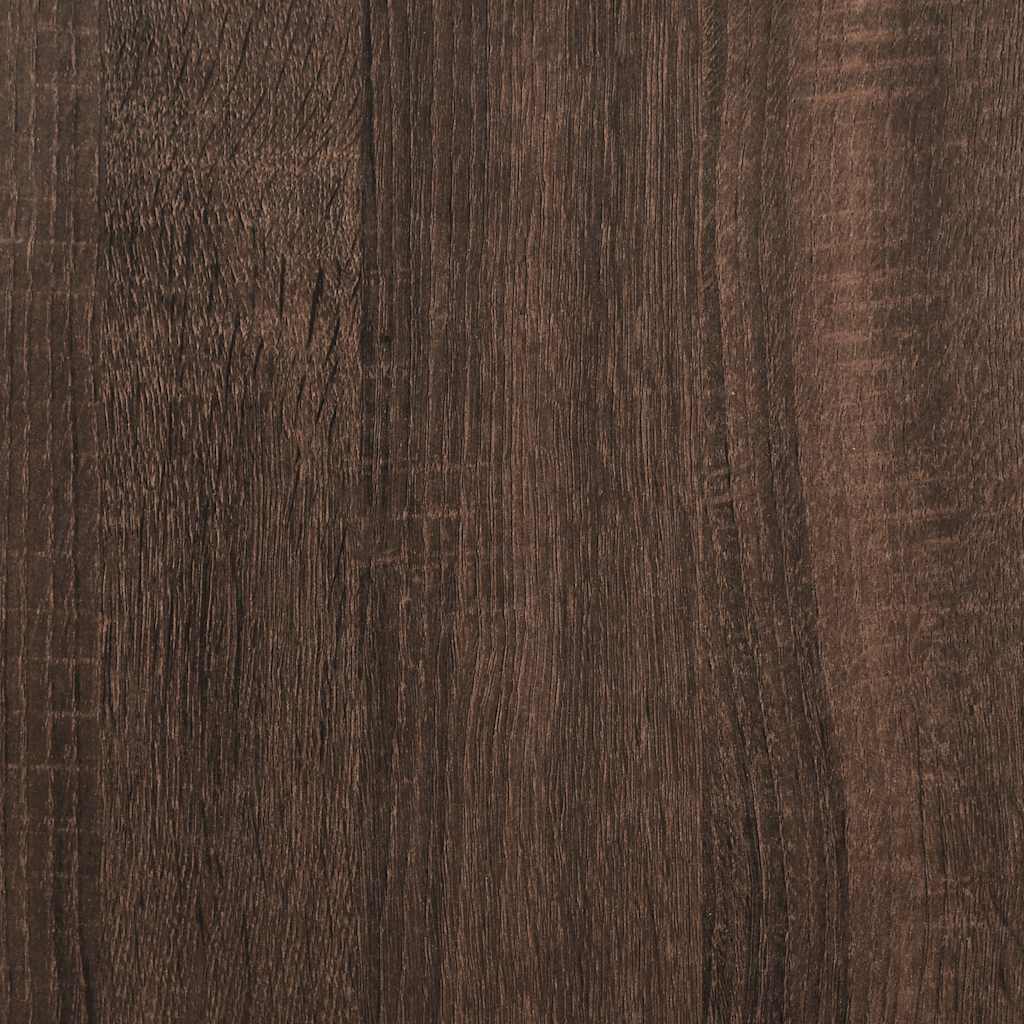 vidaXL Dressoir 62x35x76 cm bewerkt hout zwart