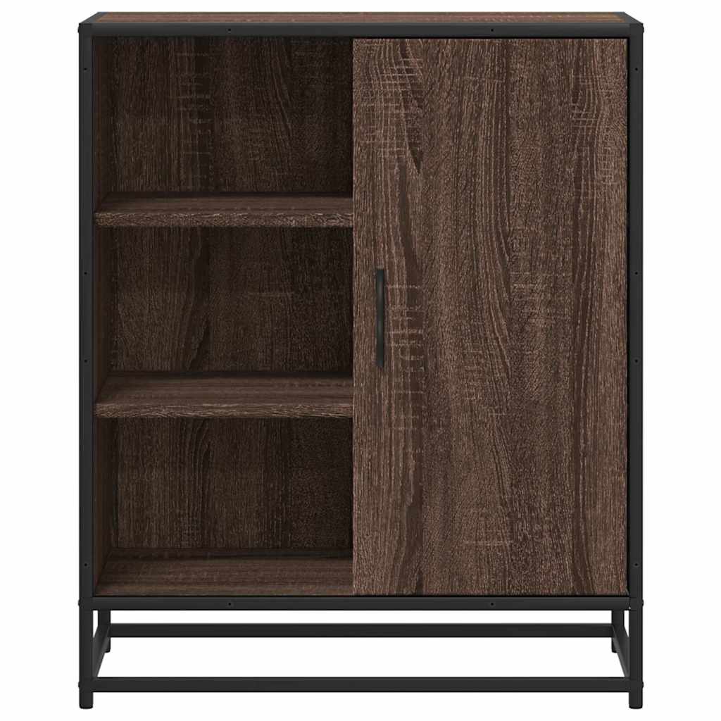 vidaXL Dressoir 62x35x76 cm bewerkt hout zwart