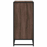 vidaXL Dressoir 62x35x76 cm bewerkt hout zwart