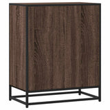 vidaXL Dressoir 62x35x76 cm bewerkt hout zwart