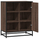 vidaXL Dressoir 62x35x76 cm bewerkt hout zwart