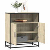 vidaXL Dressoir 68x35x76 cm bewerkt hout sonoma eikenkleurig