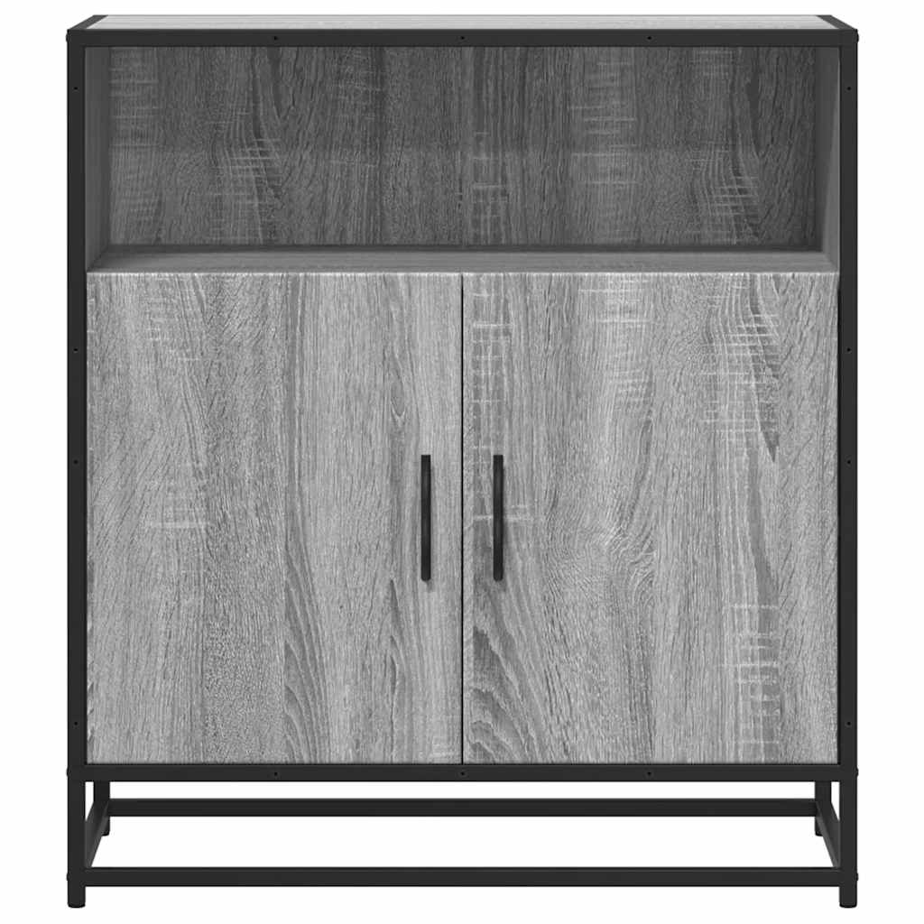 vidaXL Dressoir 68x35x76 cm bewerkt hout sonoma eikenkleurig