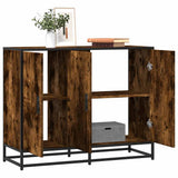 vidaXL Dressoir 94x35x76 cm bewerkt hout zwart