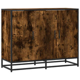 vidaXL Dressoir 94x35x76 cm bewerkt hout zwart