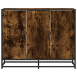 vidaXL Dressoir 94x35x76 cm bewerkt hout zwart